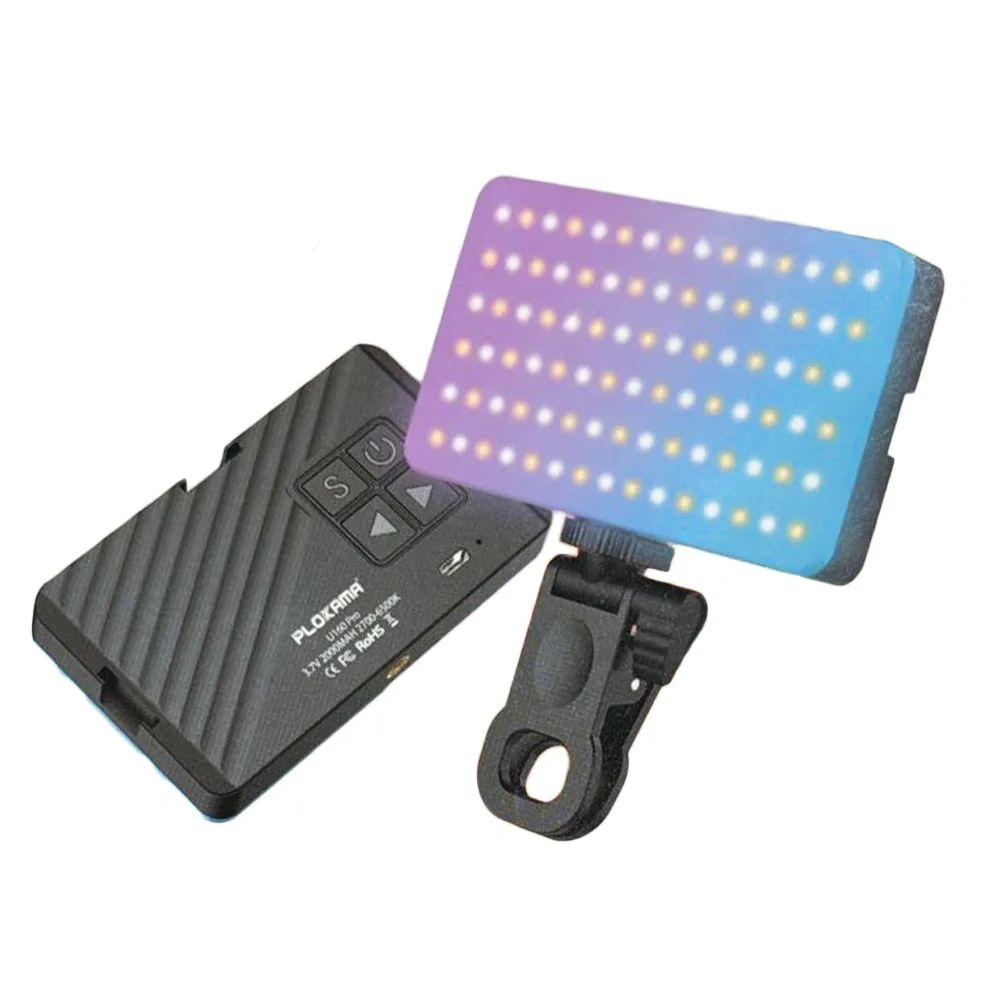 Lampe vidéo RGB rechargeable PLOKAMA U160 Pro